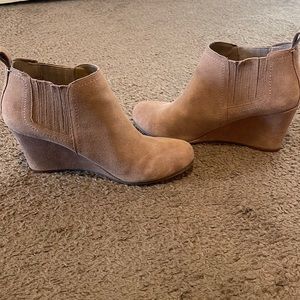 Tan booties